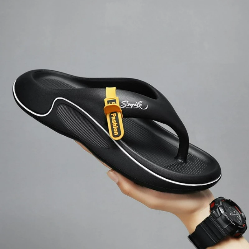Summer Men's Flip Flops Platform Slippers New Outdoor Casual Beach Sandals Home Non-slip Slippers Soft Sole EVA Slippers for Men