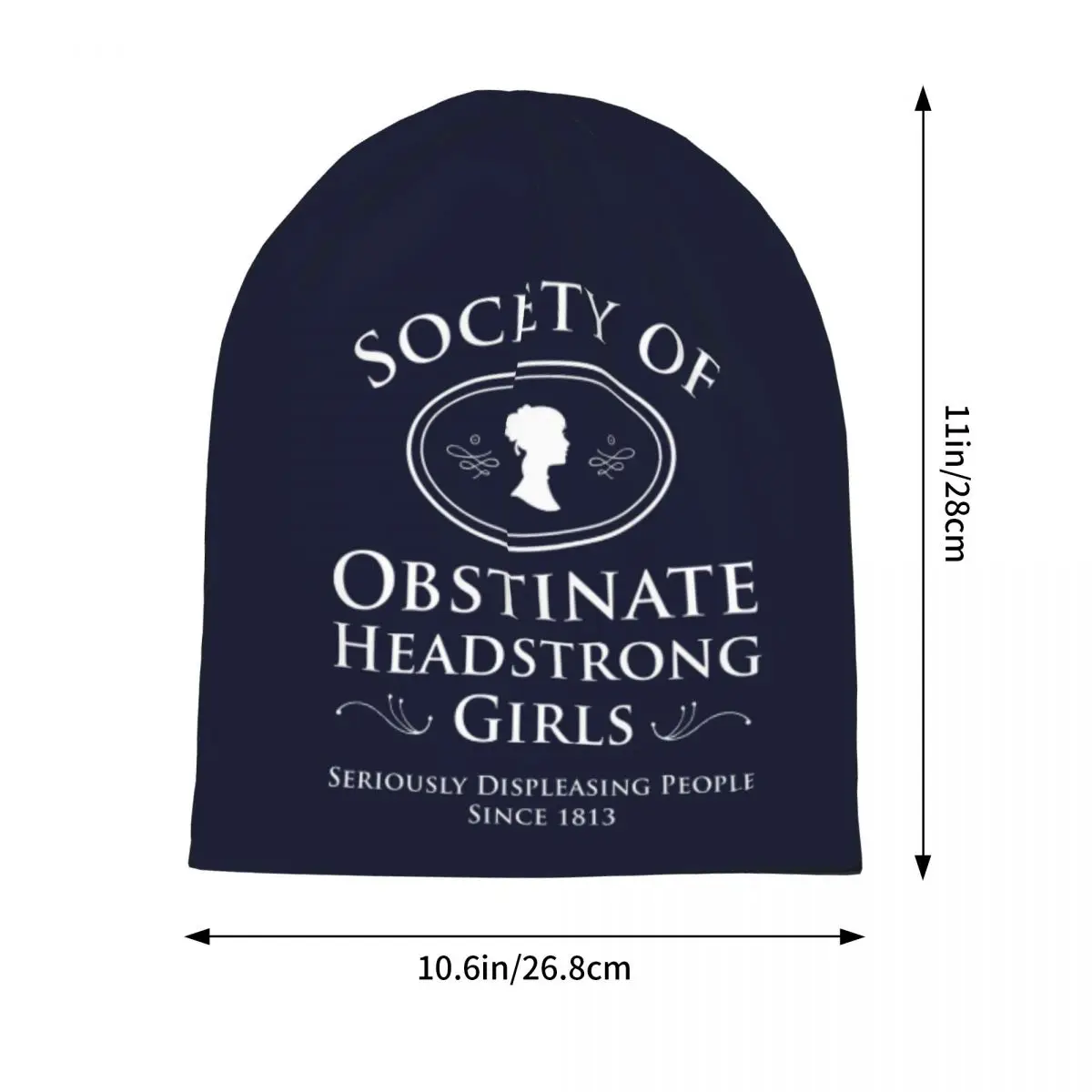 الكبرياء والتحامل بواسطة جين أوستن قبعة محبوكة دافئة قبعة بونيه الموضة الخريف الشتاء في الهواء الطلق قبعات حريمي للرجال النساء الكبار