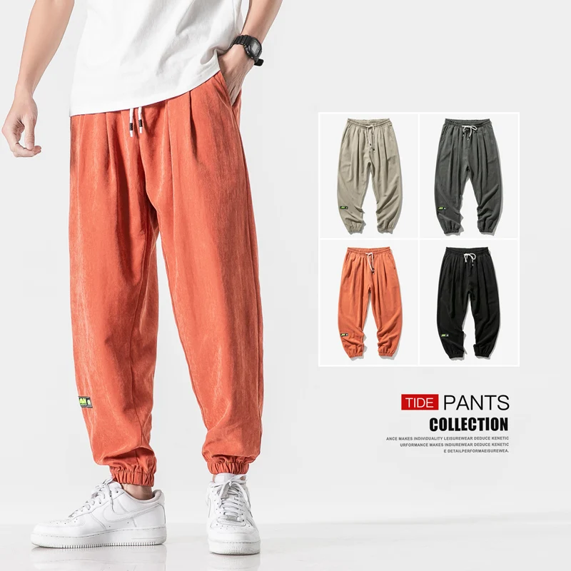 

Plus Size 7xl 8xl Spring Summer Autumn Hip Hop Harem Pants Men Joggers Loose Streetwear Trousers Male Casual Baggy Pants