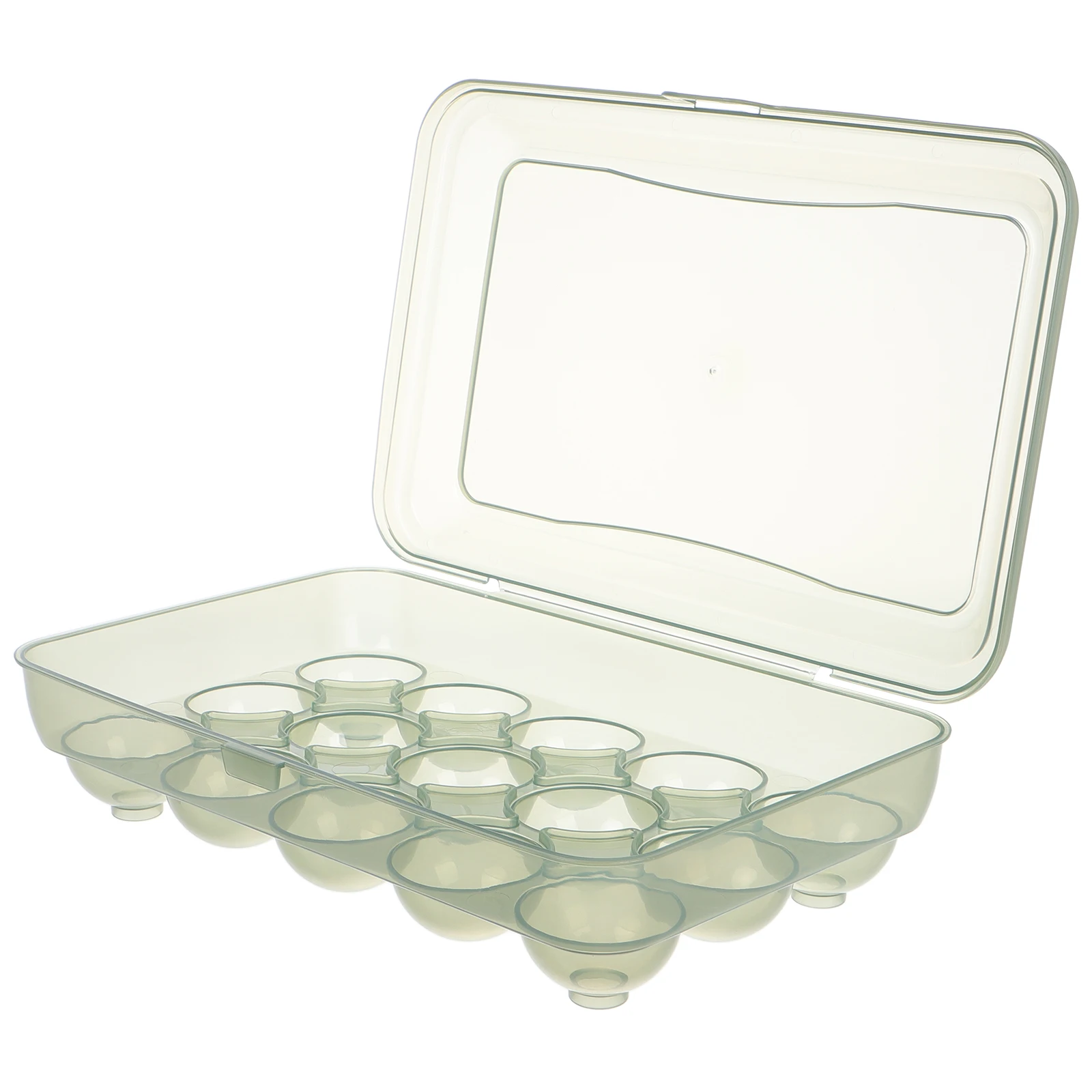 

Egg Storage Box Holder Countertop for Case Eggs Tray Container Refrigerator Fridge Organizer Chicken