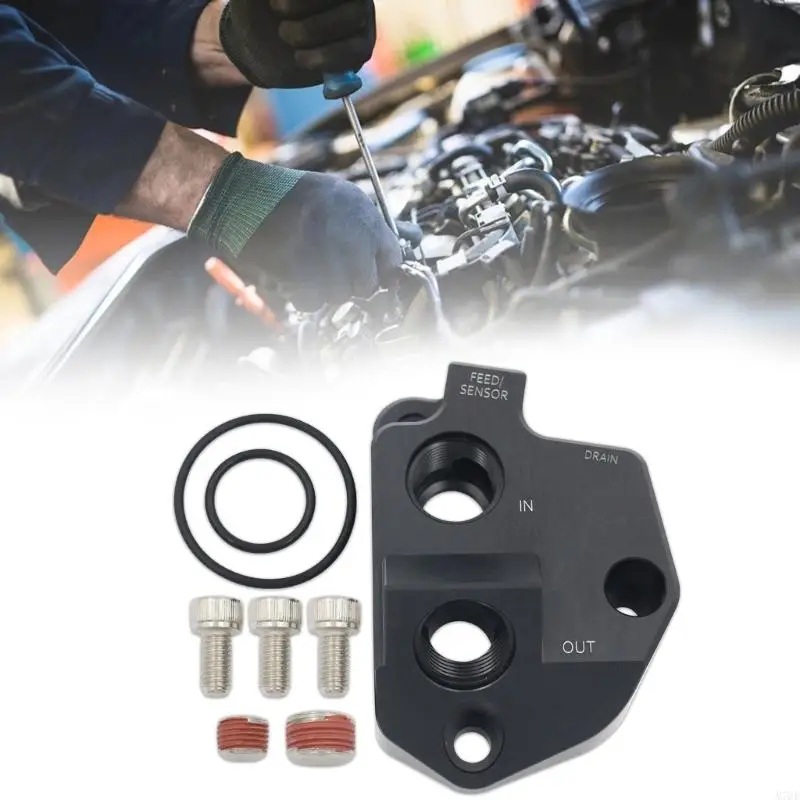 M76E-Fernfilter-Replacement-Adaptersockel mit Ablassanschlüssen für Ölleitungsarbeiten – Detail 10