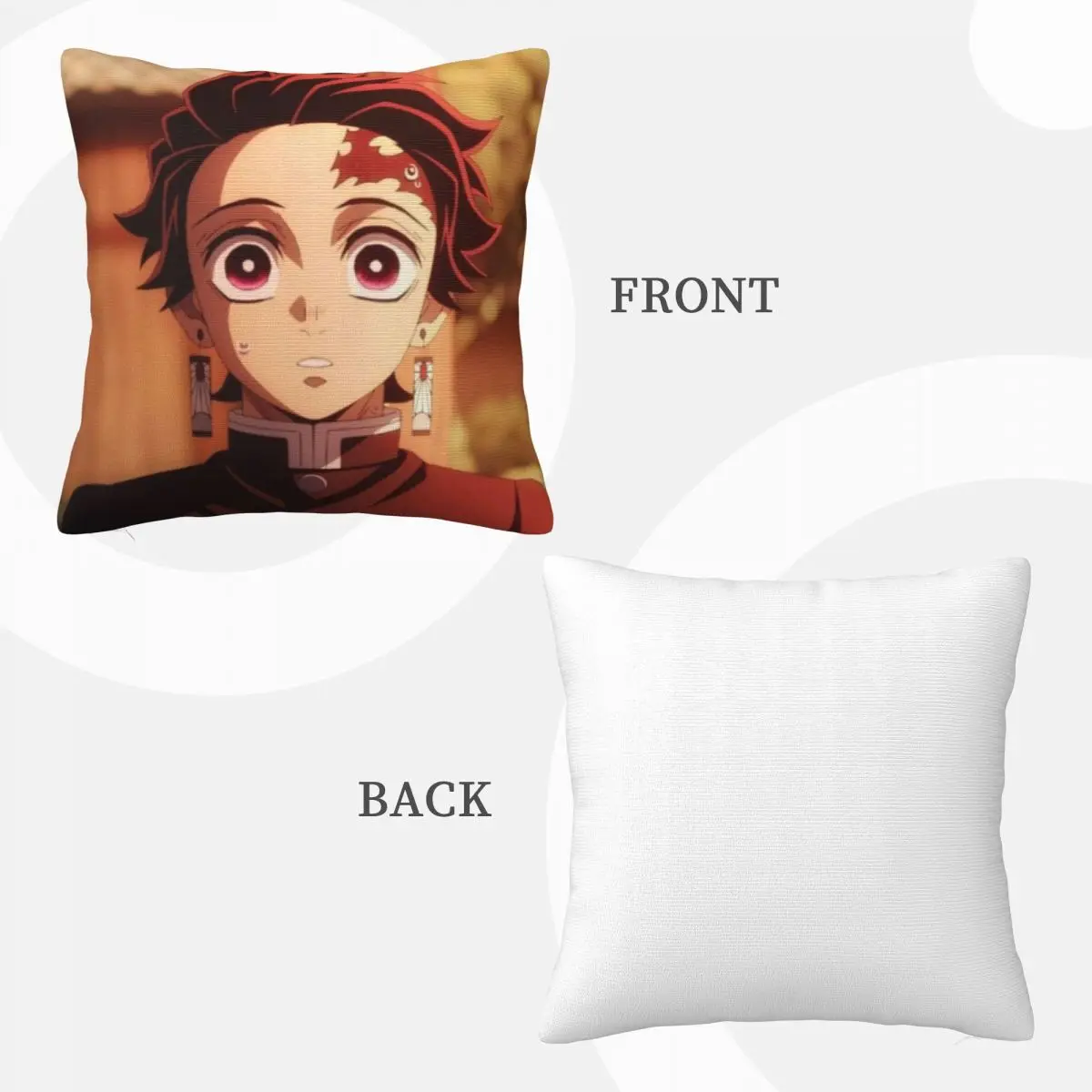 شيطان القاتل 000842 غطاء أريكة وسادة تغطي غطاء وسادة أريكة Dakimakura كيس وسادة غطاء وسادة