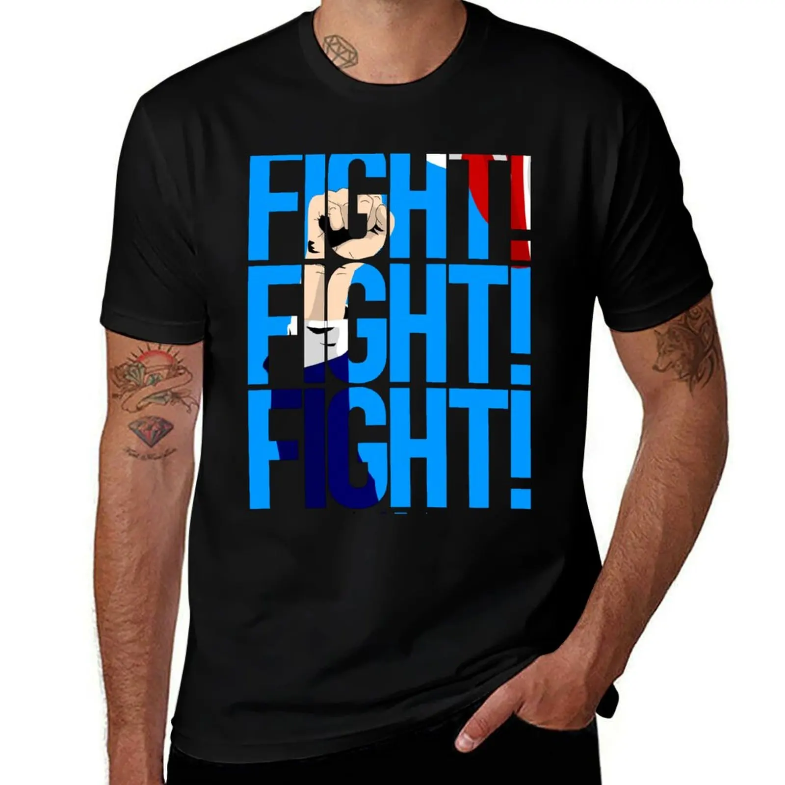 

FIGHT! FIGHT! FIGHT! T-Shirt funny t shirts man cotton t shirt pack funny t shirts cotton T-Shirt