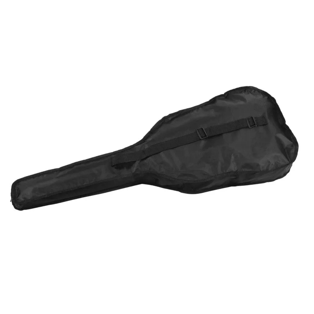 Oxford Cloth​ Guitar Carry Bag​ ​Wear Resistant​ Waterproof ​Guitar Handbag​ ​Side Zipper Black Maintenance Guitar Bag