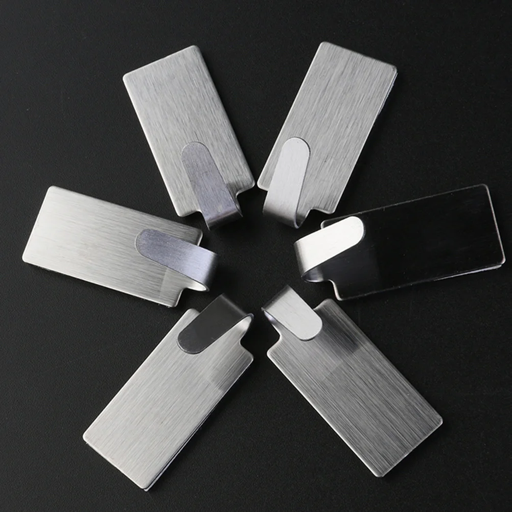 

30Pcs Sticky Hooks Punch Free Durable Stainless Steel Hooks for Wall Use Bathroom Kitchen Bedroom Household Storage