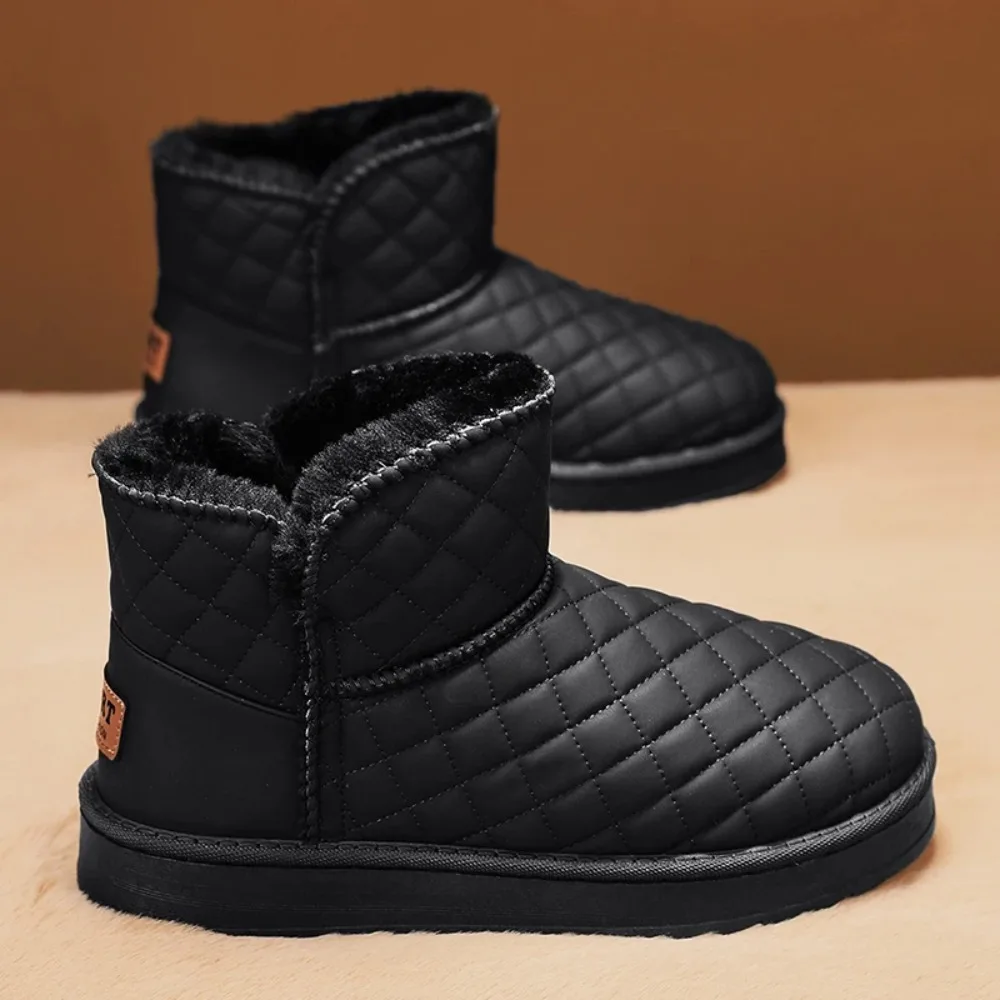 

Thick & Warm Winter Boots for Men 2025, Thanksgiving Pie Style, Furry Lined, yay