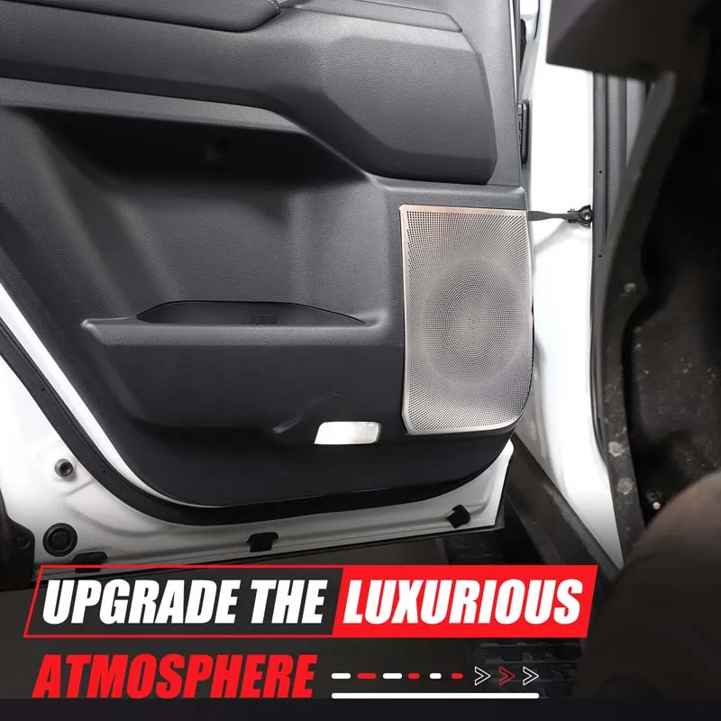 

For 24+ models of Toyota Land Cruiser 250 Prado LC250 door speaker grille stainless steel car interior decoration accessories