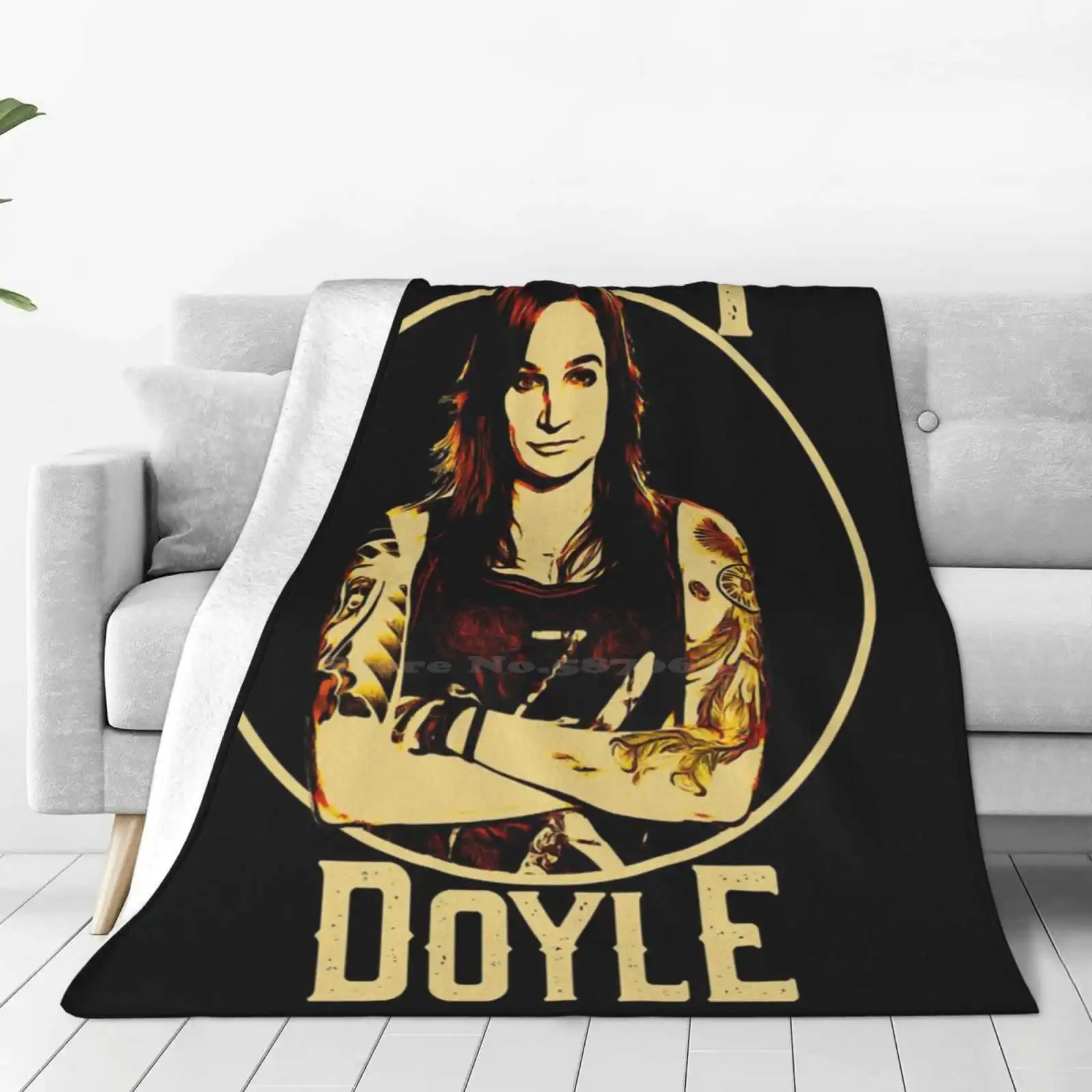 Doyle Pose Low Price New Print Novelty Fashion Soft Warm Blanket Franky Wentworth Prison Mugshot