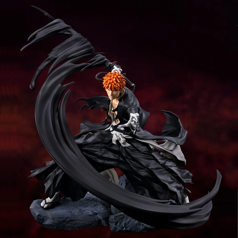 BLEACH Original BANDAI Figuarts Zero Kurosaki Ichigo Anime Figure Thousand Years of Bloody War Collection Boxed Model Doll Toys