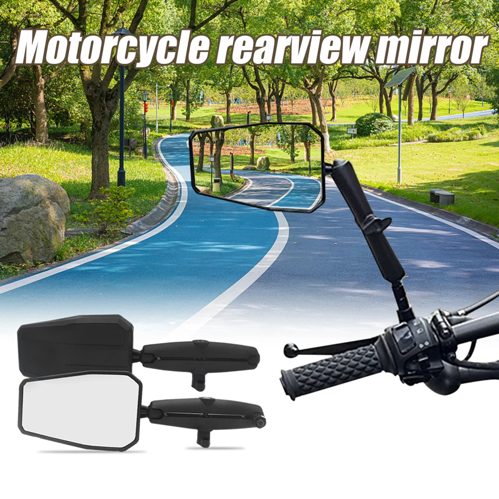 

2pcs Motorcycle Rearview Mirror 7/8'' Universal Motorcycle Bar End Rear View Side Mirrors Rearview 360° Rotation 16*33*12cm