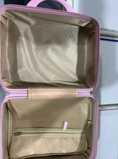 14 inch Mini Travel Suitcase Cosmetic Box Hand Luggage Organizer Makeup Case Small Password Box Boarding Case