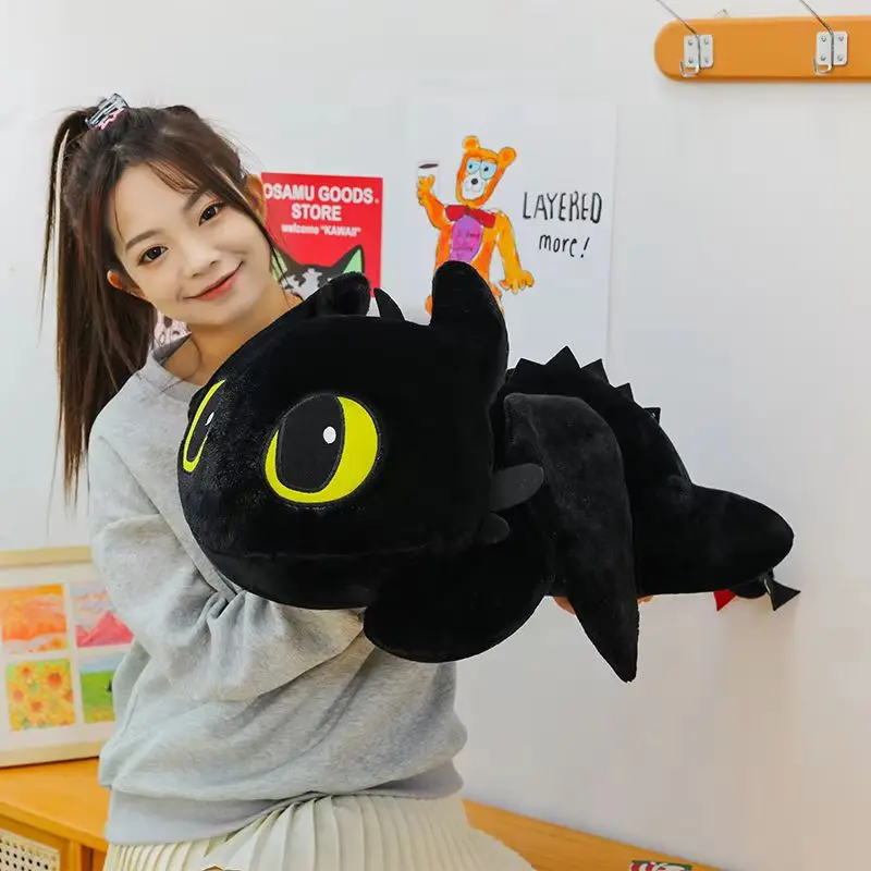 40-100 سنتيمتر ليتل الطائر التنين الأسهم Kawaii ألعاب من نسيج مخملي الكذب الموقف بلا أسنان دمية وسادة للأطفال والأزواج هدية عيد ميلاد