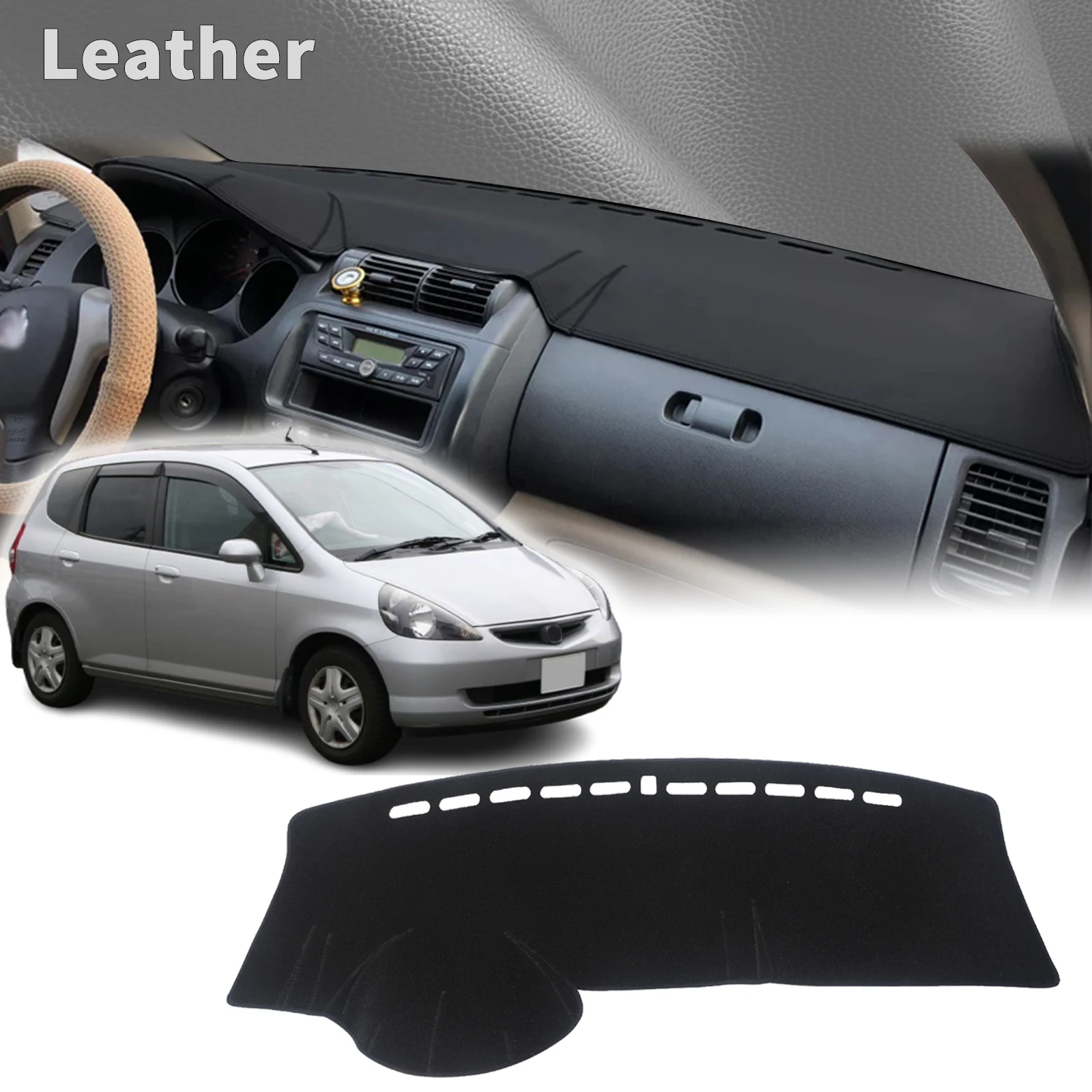 fit for Honda Fit Jazz 2001 2002 2003 2004~2007 Car Accessories Protective Carpet Dashmat Dashboard Cover Pad DashMat Sunshade