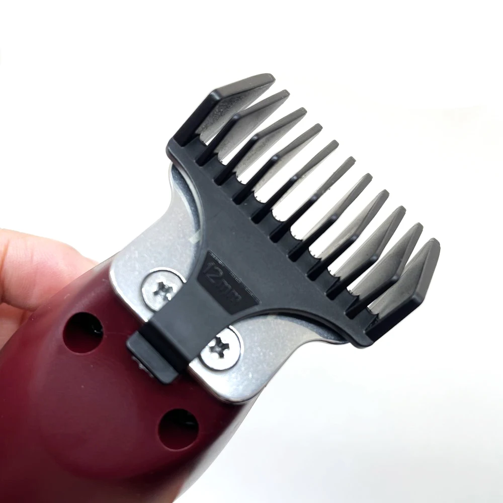 6Pcs/Set Kemei Original KM-9163 Hair Clipper Limit Comb Guide Attachment Size Barber Replacement 1/2/3/6/9/12mm