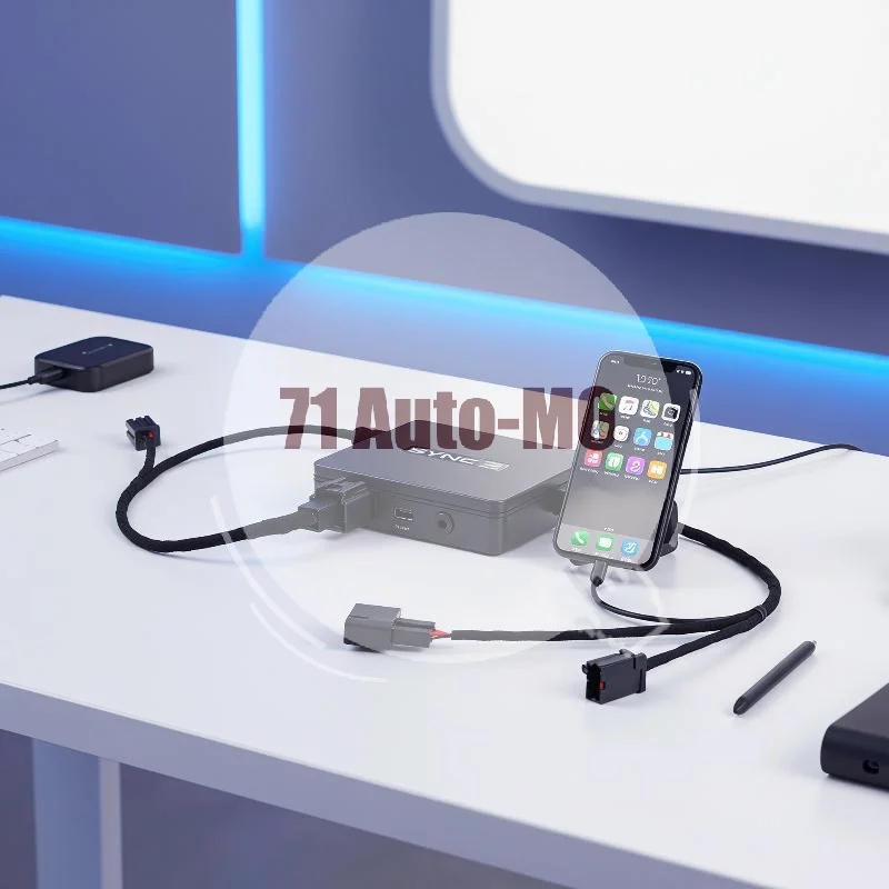 GEN 2a Harness Wiring Adapter Cable Compatible SYNC 2 to SYNC 3 Retrofit USB No Splicing Required Auto Upgrade Accessory