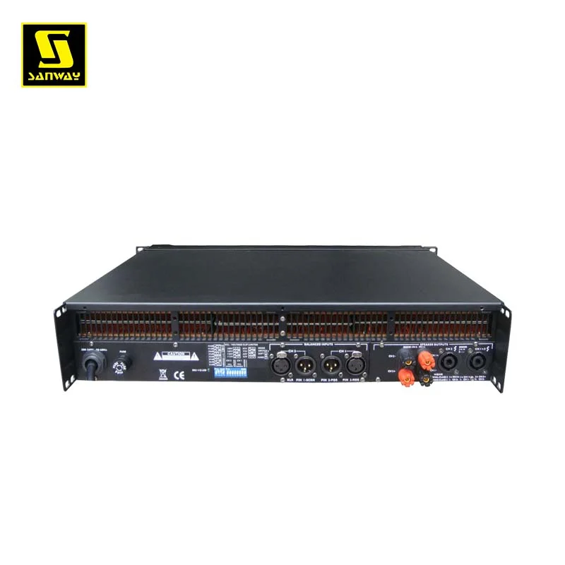 2 Channel 5000W High Power Amplifier Home Theater Stereo Audio Device