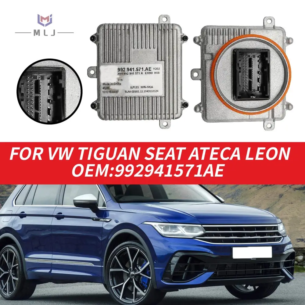 

992941571AE LED Headlight Driver Control Module For VW Tiguan Seat Ateca Leon 992.941.571.AE LLP111 Ballast Car Accessories