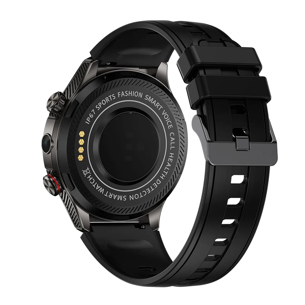 New LW12 Smart Watch 4G SIM Card Dual Camera GPS Wi-Fi Android Google Play Store 1.43''AMOLED Smartwatch for Men & Women