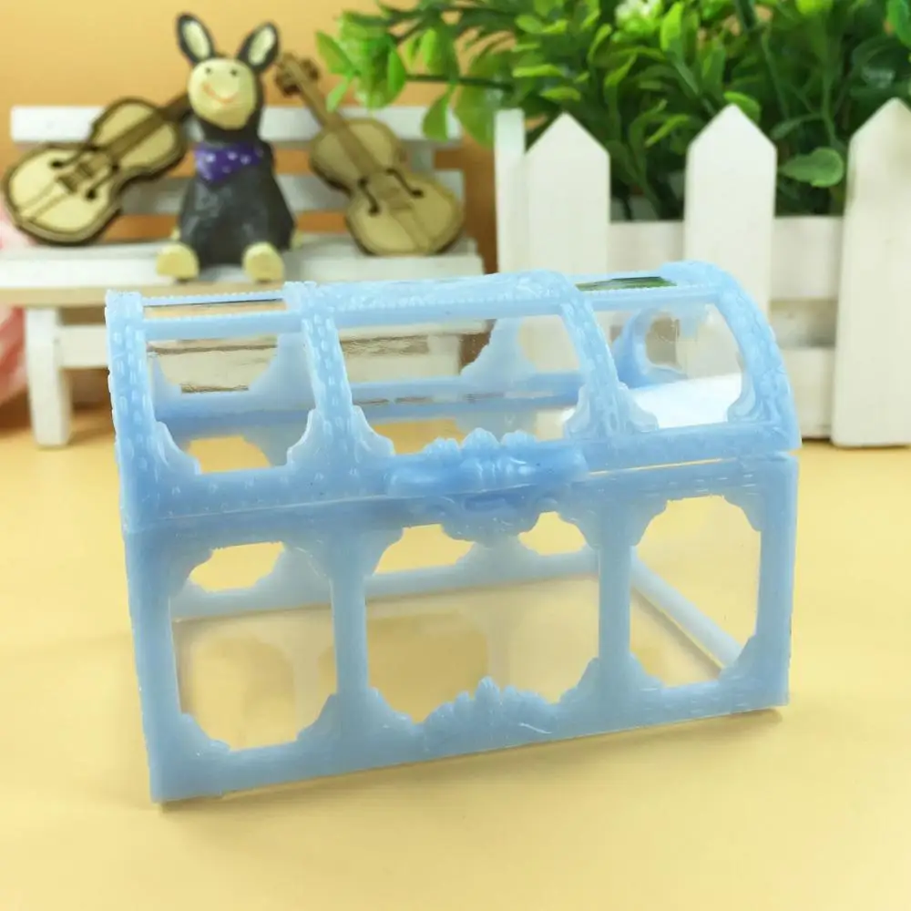 Vintage Transparent Storage Box Candy Trinket Jewelry Holder Organizer Container Wedding Birthday DIY Cake Baking Accessories