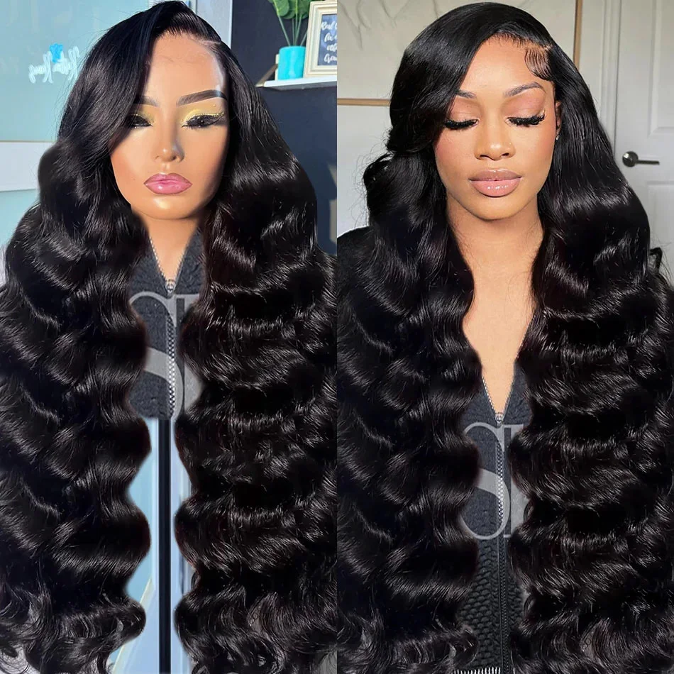 Le Mythe 250 Density Body Wave 13x6 HD Transparent Lace Frontal 13x4 Lace Front Wig  Human Hair Wig 30 40 Inch For Women