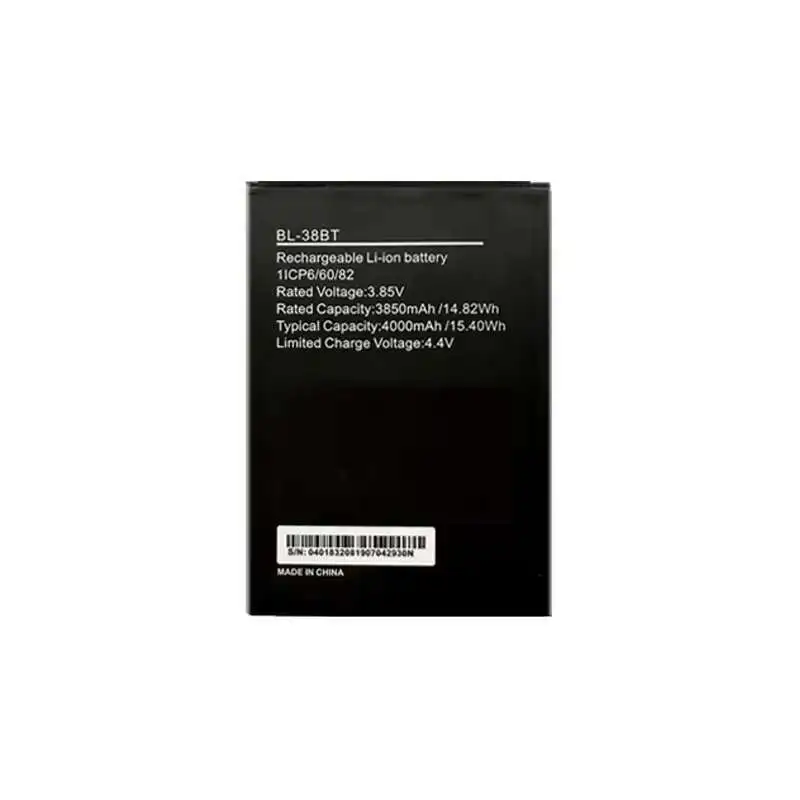 

4000mAh Mobile Phone Battery For Tecno BL-38BT, BL-38BT