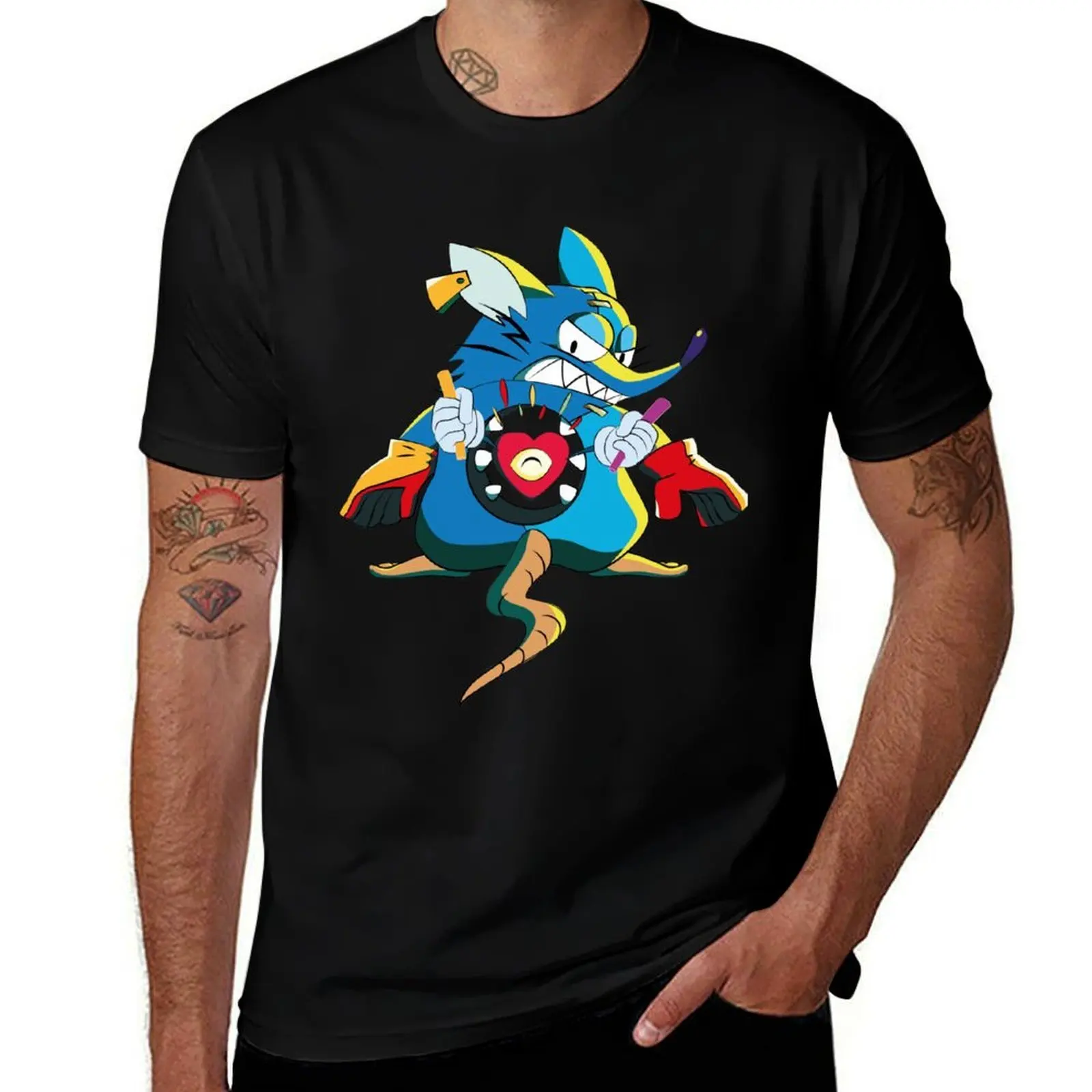 Angry rodent cover T-Shirt Plus Size Short Sleeve T-Shirt