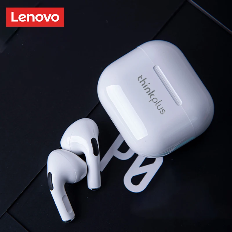 Earphone Bluetooth Nirkabel Lenovo LP40 Asli TWS Suara Imersif HIFI Earbuds Dengan Mikrofon Headphone Game Latensi Rendah Sentuh
