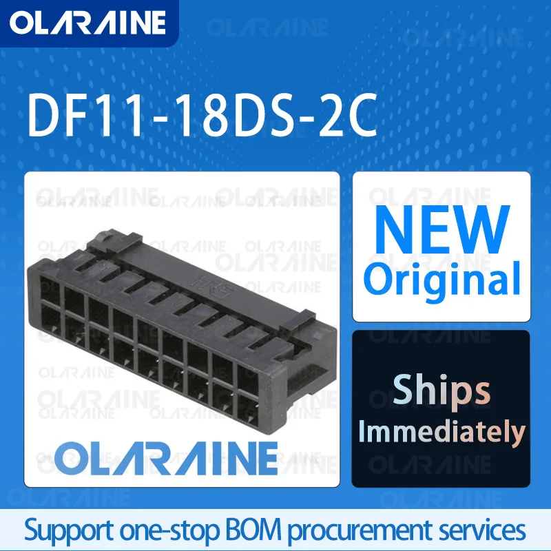 

50/200/500Pcs DF11-18DS-2C 100% brand new and original IC chip Headers and wire housings Connector 18 Position 2 A