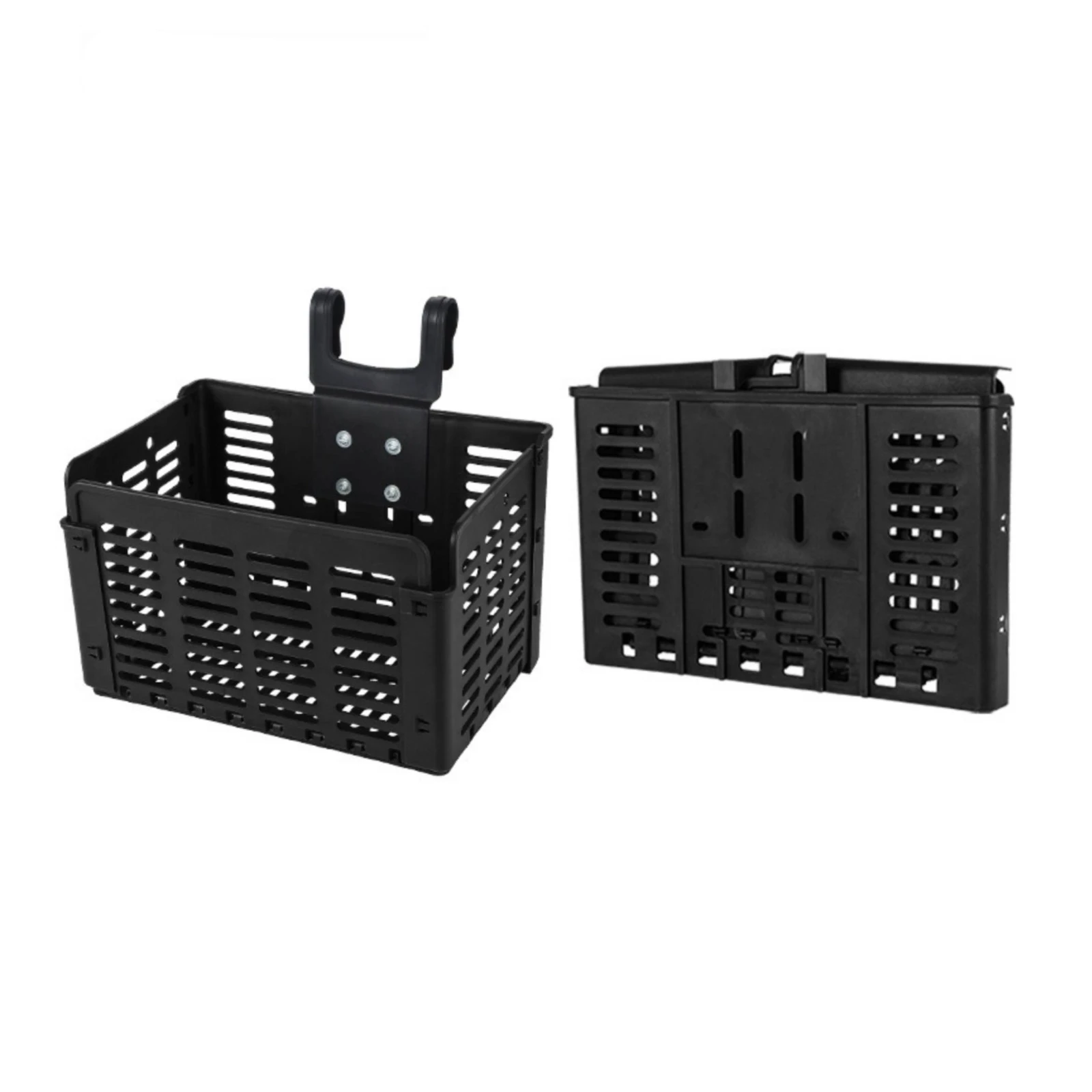 Foldable Bike Front Basket Compact Handlebar-Mounted Bike Basket with Mounting Hardware Easy to Install Versatile Fit