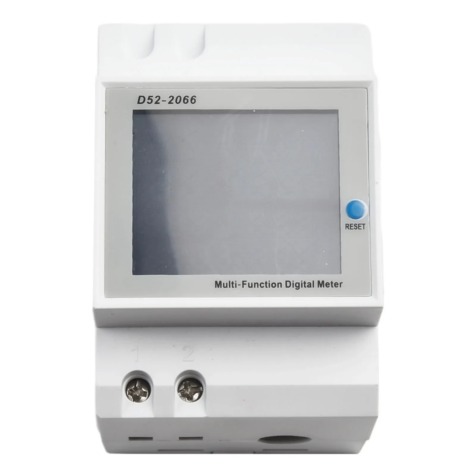 100A DIN Rail AC Power Meter. Digital Power Meter Clear Visibility and Easy Readability with Colorful LCD Display