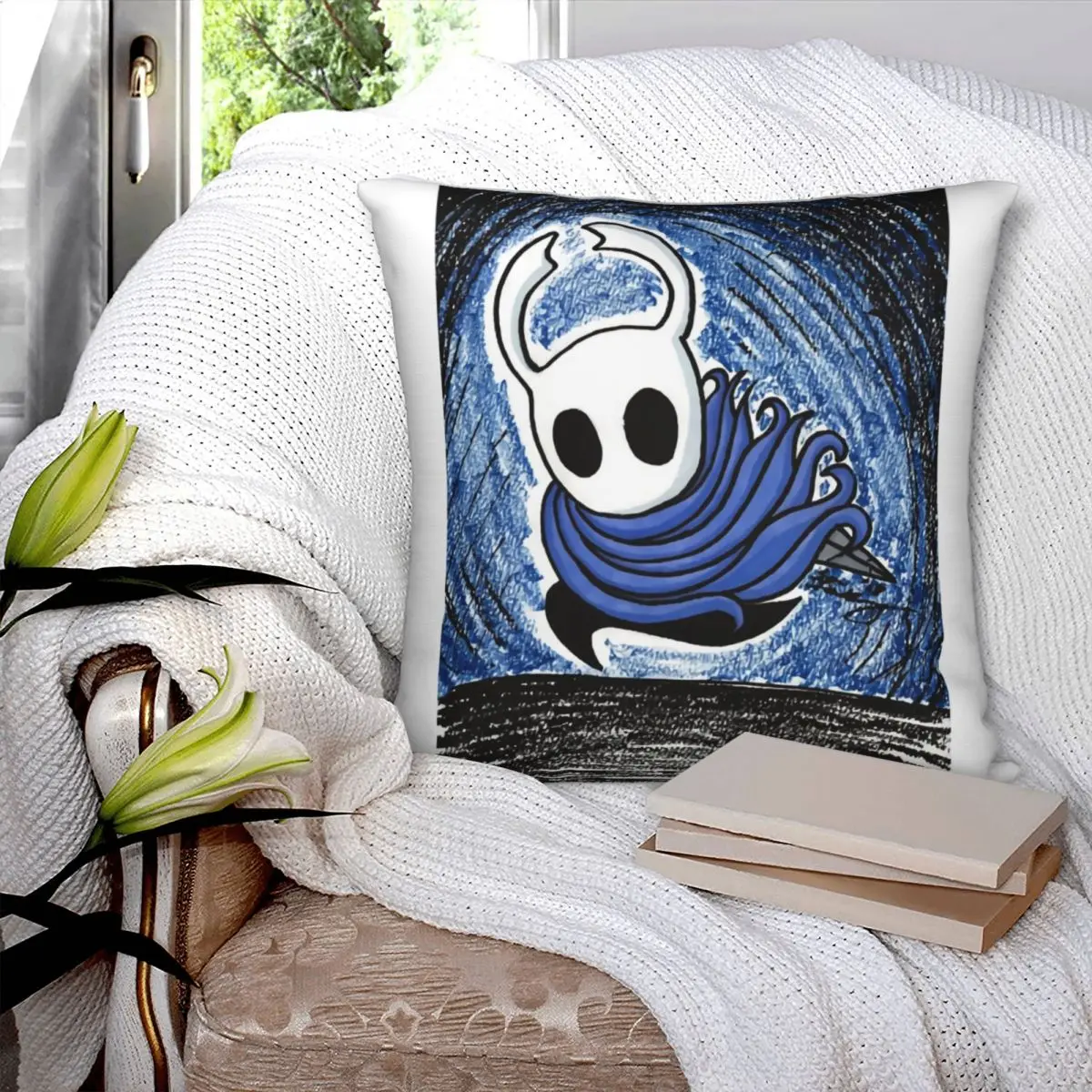 Mysterious Quests The Knight Square Pillowcase Polyester Pillow Cover Velvet Cushion Decor Comfort Throw Pillow for home Car