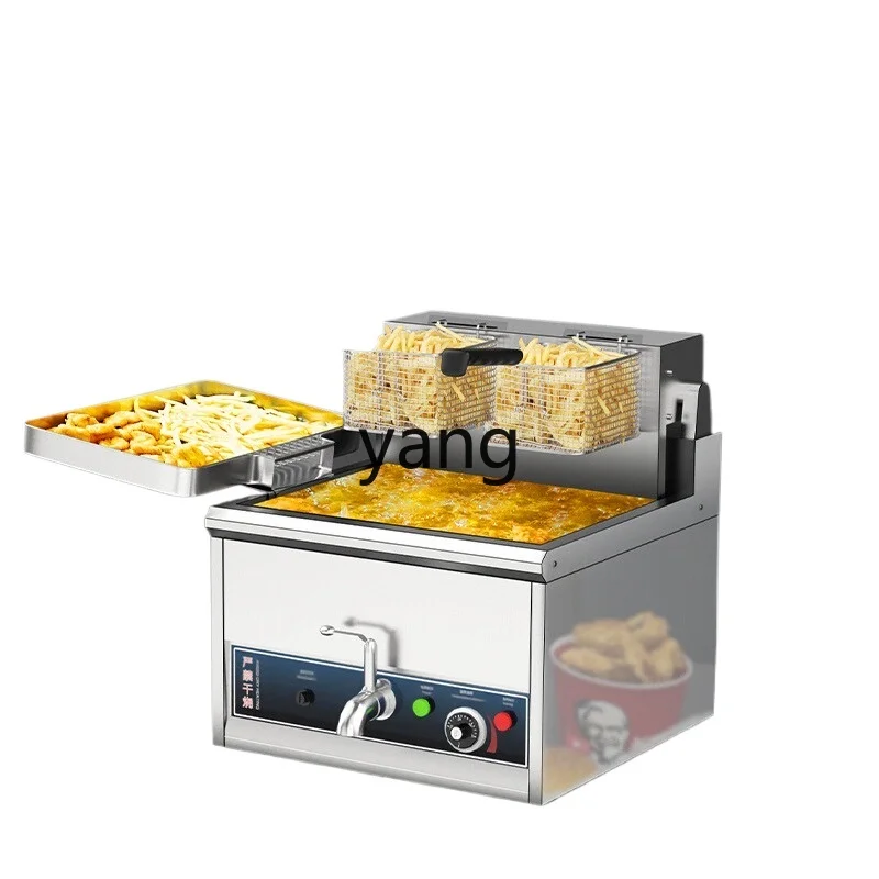 

LH Commercial Electric Fryer Constant Temperature Fryer Large Capacity Desktop Single and Double Cylinders