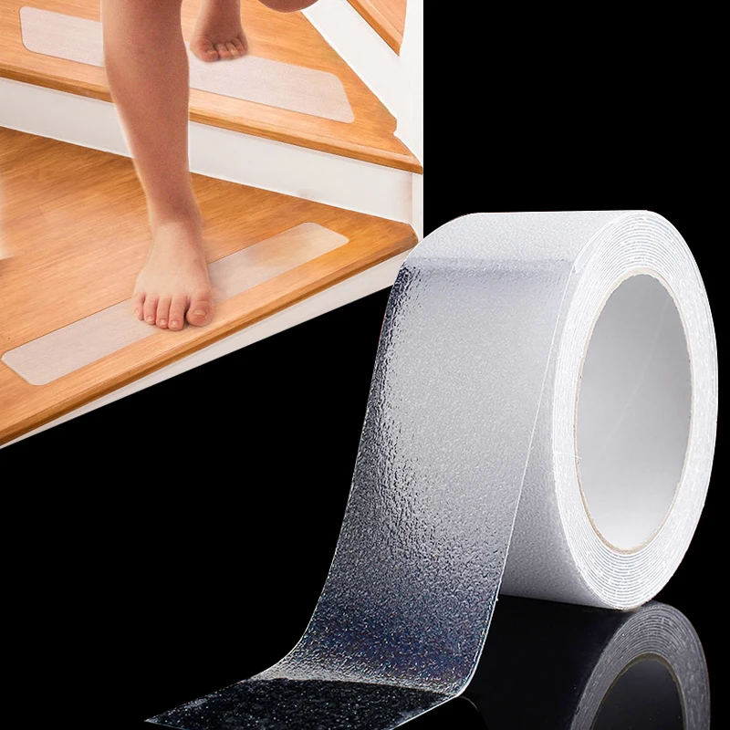 2.5/5.0CM x 5M Heavy Duty Anti Slip Tape Waterproof Outdoor Grip Tape For Stair Steps Ramp Skateboards Adhesive Non Slip Strips