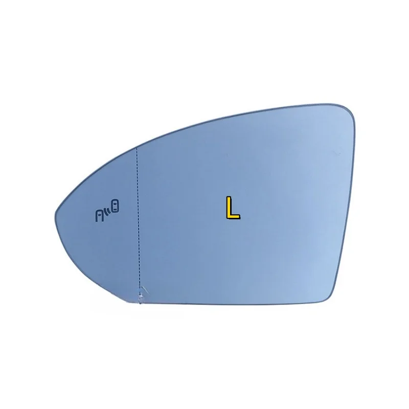 Car led warning blind spot wide angle heated mirror glass for Volkswagen Golf 7 Lamdo Touran L Jetta MK7 rearview mirror lens