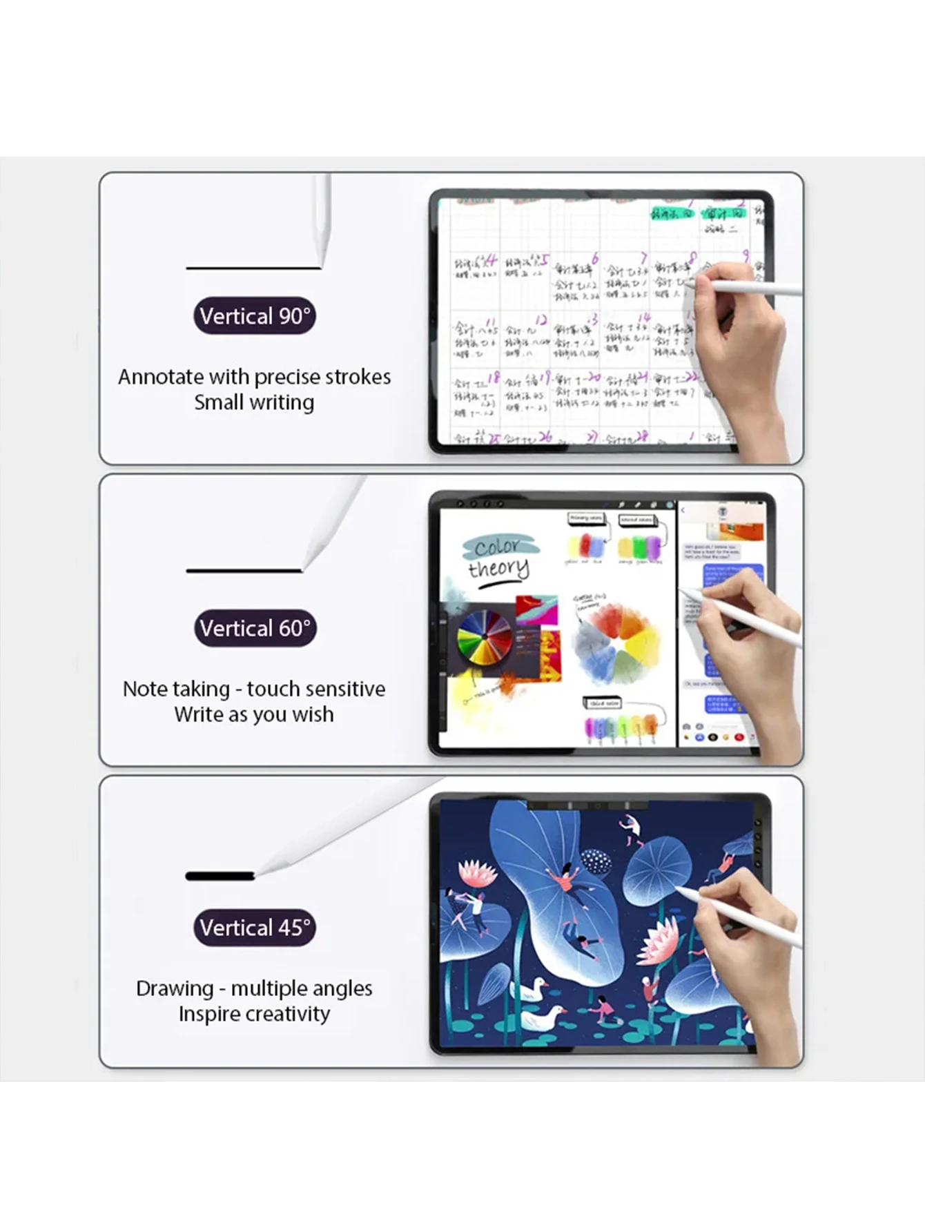 Universal Stylus Pen For Android IOS Capacitive Screen Touch Pen For iPad Pro ios Pencil For Xiaomi for Samsung Tablet Pen view 6