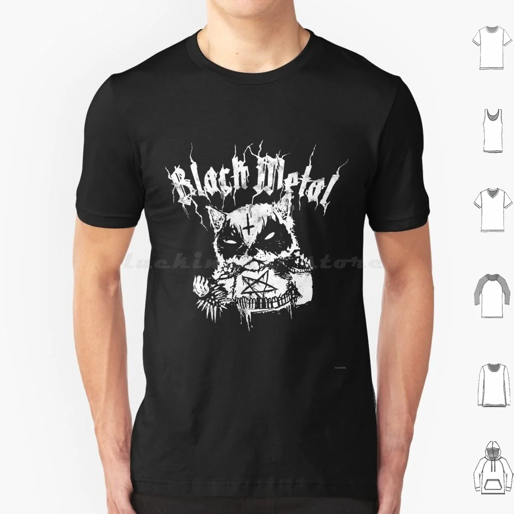 Grim Corpse Paint Raccoon Trve Black Metal Edition T Shirt Cotton Men Women DIY Print Black Metal Racoon Death Metal Metal
