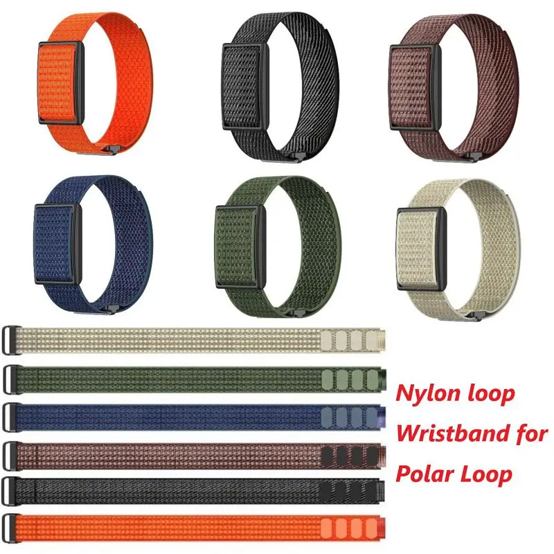 

Дышащий нейлоновый ремешок для Polar Loop, легкий спортивный ремешок для Polar Loop с регулируемой застежкой на липучке.