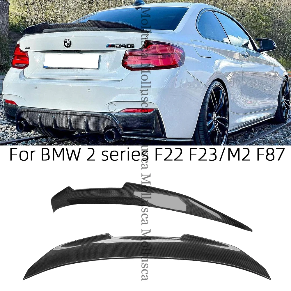 

For BMW 2 Series F22 Coupe/F23 Convertible/M2 F87 PSM Style Carbon fiber Rear Spoiler Trunk wing 2014-2020 FRP honeycomb Forged