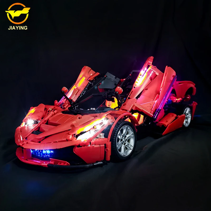 LED Kit For CADA 61505 Super Sports Ferraried  Building Blocks Accessories Toy Lamp(Only Lighting ,Without Blocks Model)