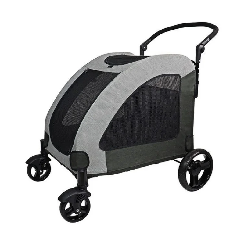 

Wholesale Hot Selling OEM/ODM Large Dog Pet Carrier Pet Stroller Fashionable Strong Bicycle Trailer Pet Trailer CWW Luxury 1pcs