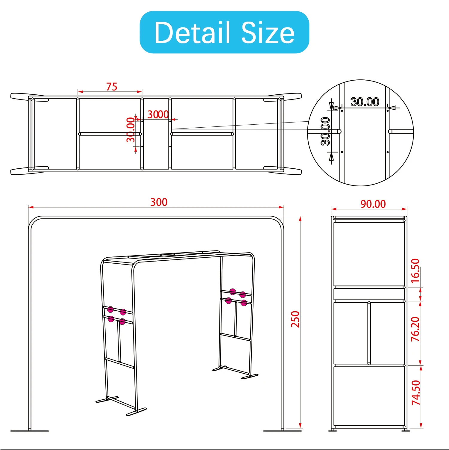 Portable Photo Booth 360 Selfie Overhead Video Booth Top Spinner Sky Arch Backdrop Spinner 360 Photo Booth for Party Event