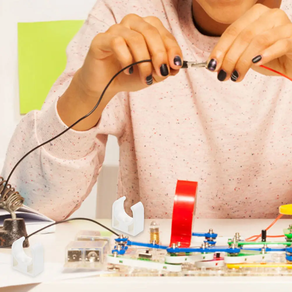 

20Pcs Motor Bracket for Dc Motors Plastic Electric Motor Mounting Bracket Compatible with R260 Lightweight Compact U-Shaped