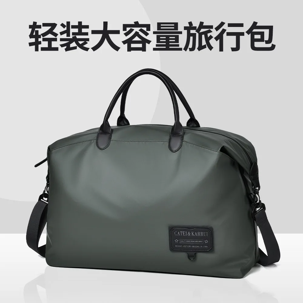 New Men's Handbag Briefcase Extra Large Capacity Oxford Cloth Functional Bag Style Trend New Fashionable Lightweight Handbag