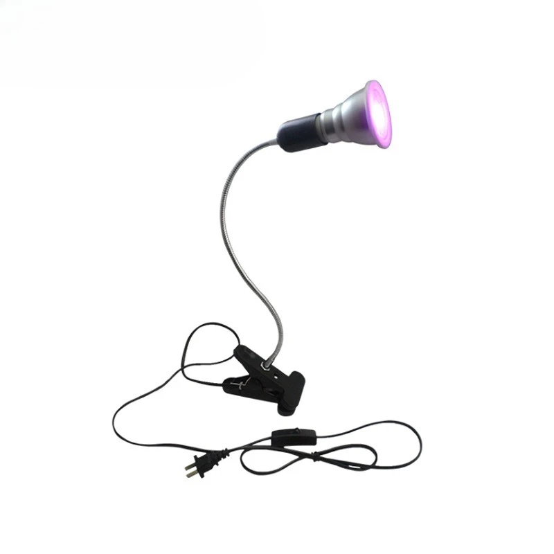 

Креативный зажим для роста суккулентов, заполняющий светильник, светодиодный полный спектр, высокая яркость, водное растение, одна головка, рост гибкой шеи