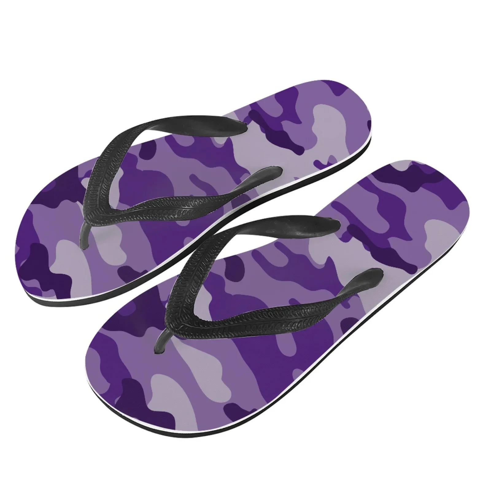 High Quality New Style Pink Camouflage Flip Flops Non-Slip Rubber Soft Sole Breathable Comfort Beach Slippers Fit Outdoor Wear