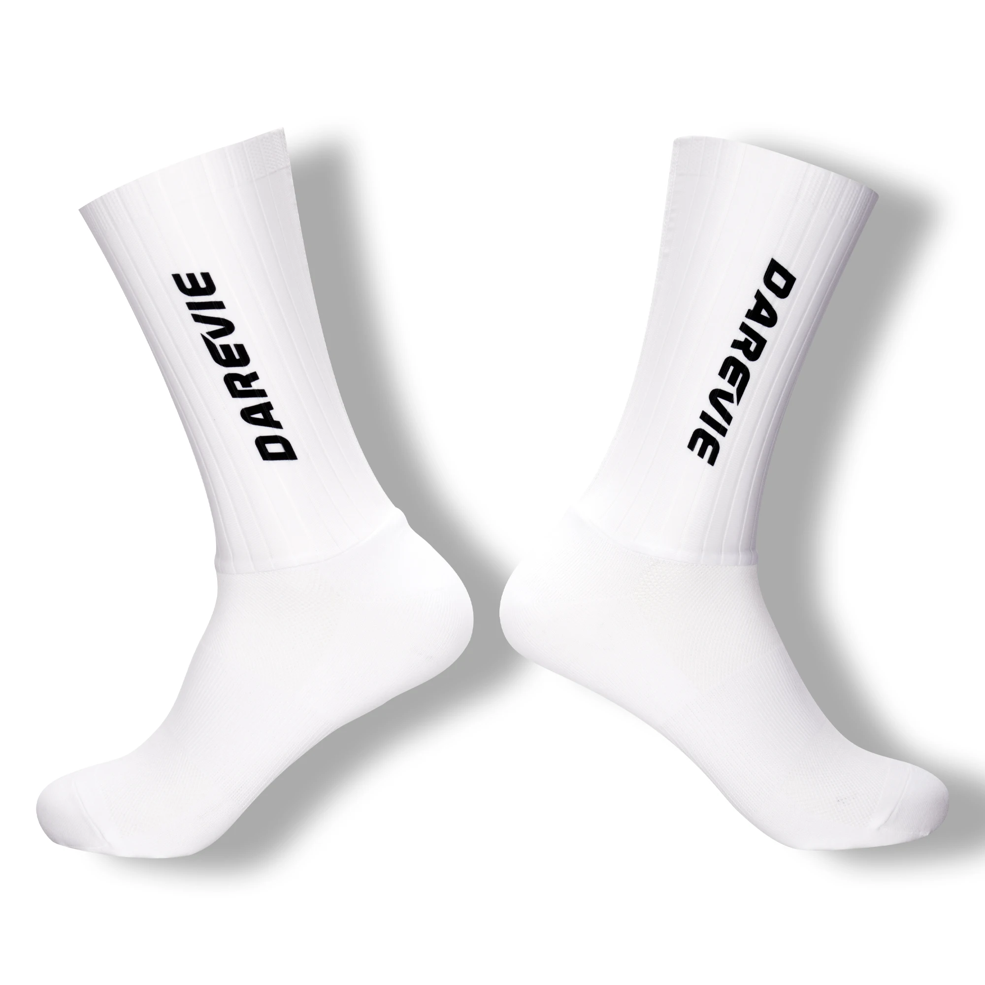 DAREVIE Fahrradsocken Aero High Speed Radsocke Pro Sportsocken für Männer Anti-Rutsch-atmungsaktive Sportsocken Feuchtigkeitskontrolle