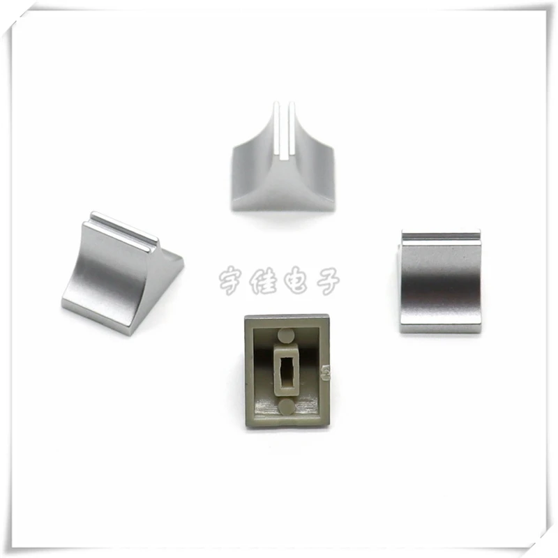 10PCS Sandblasting Knob Cap Length 14MM Width 10.5MM Height 10.5MM Mixer Push Key Cap Electroacoustic Sound Card Cap