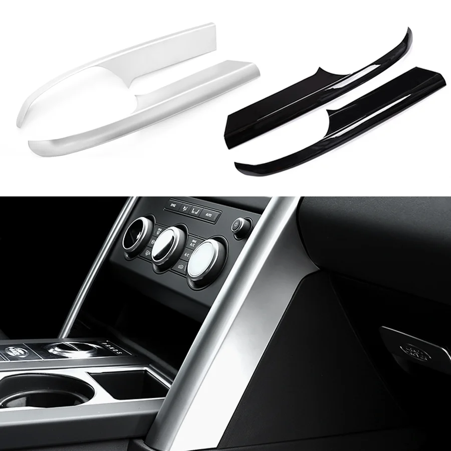 2Pcs Central Control Both Sides Decoration Strips Trim Car Interior Cover For Land Rover Discovery 5 LR5 2017-2022 Accessories