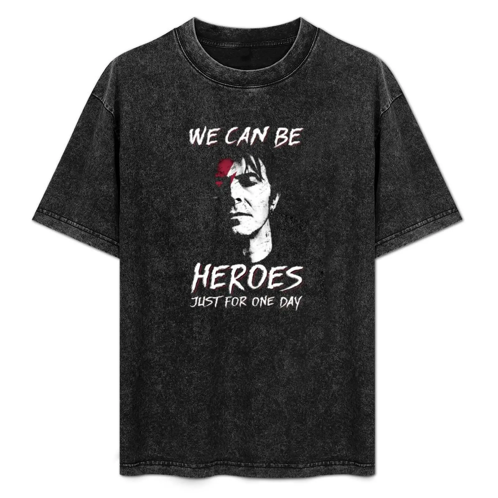 heroes bowie one day T-Shirt sweat plus sizes boys animal print mens shirts graphic tee