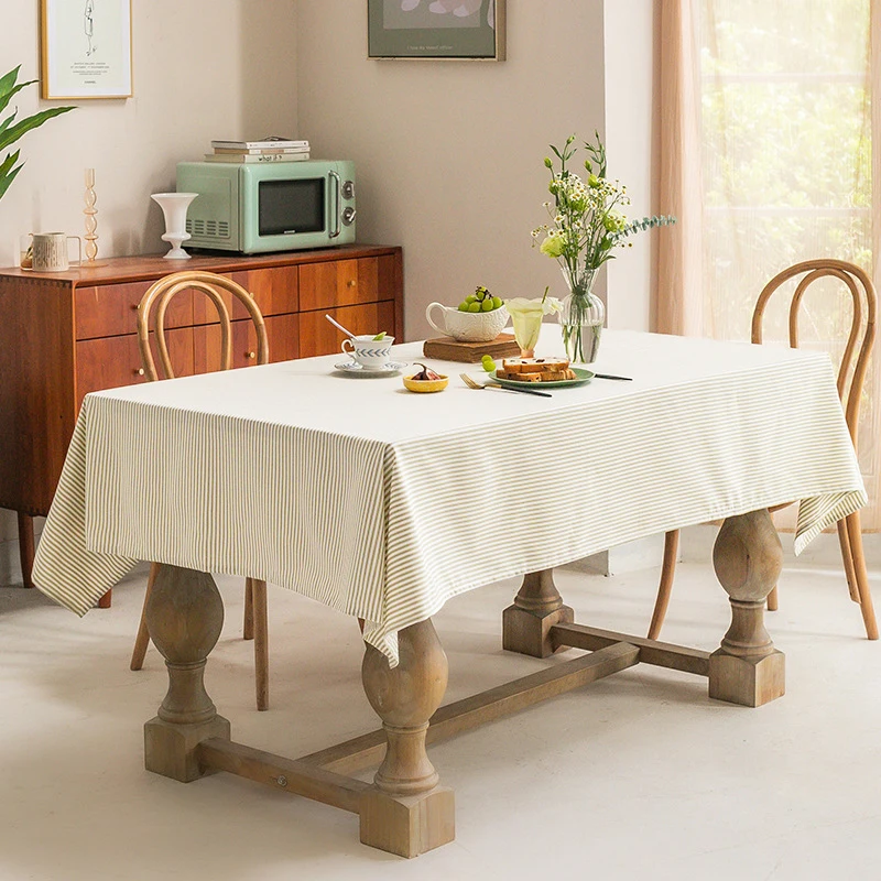 Mantel de campo Retro japonés, Rectangular, a prueba de polvo y aislamiento térmico, mesa de comedor y mesa de centro, 1 ud.